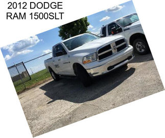 2012 DODGE RAM 1500SLT