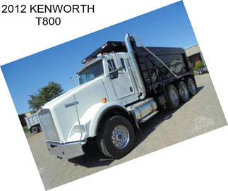 2012 KENWORTH T800