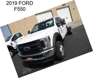 2019 FORD F550