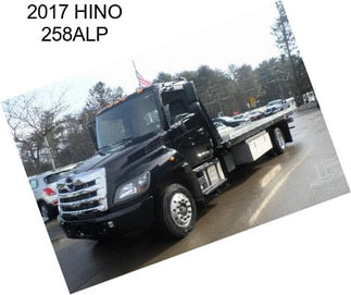 2017 HINO 258ALP