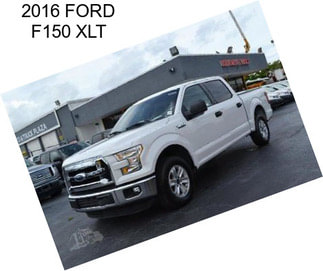 2016 FORD F150 XLT