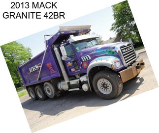 2013 MACK GRANITE 42BR