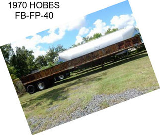 1970 HOBBS FB-FP-40