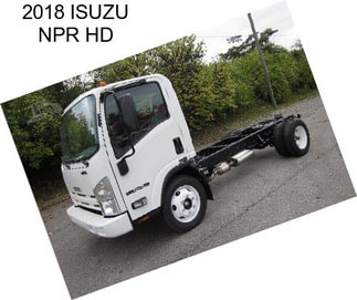 2018 ISUZU NPR HD