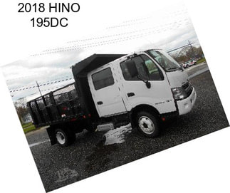 2018 HINO 195DC