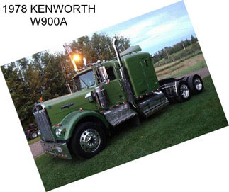 1978 KENWORTH W900A