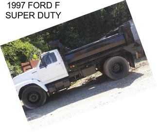 1997 FORD F SUPER DUTY