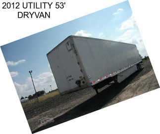 2012 UTILITY 53\' DRYVAN