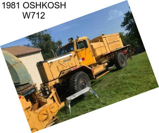 1981 OSHKOSH W712