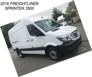 2016 FREIGHTLINER SPRINTER 3500