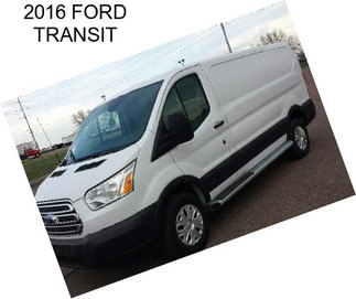 2016 FORD TRANSIT