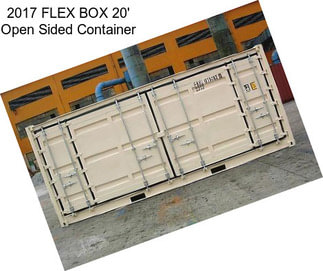 2017 FLEX BOX 20\' Open Sided Container