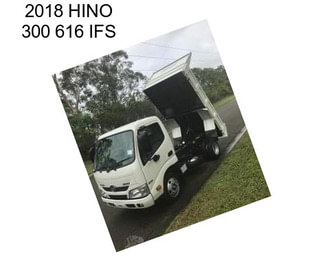 2018 HINO 300 616 IFS