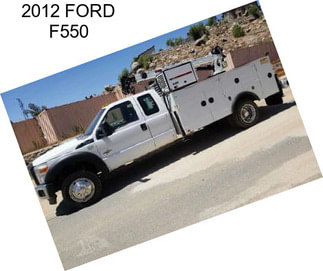 2012 FORD F550