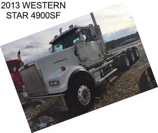 2013 WESTERN STAR 4900SF