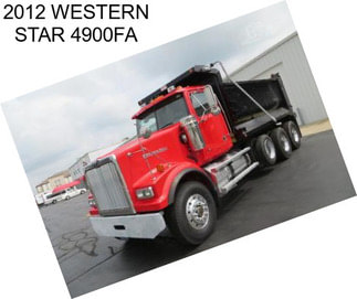 2012 WESTERN STAR 4900FA