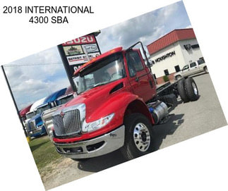 2018 INTERNATIONAL 4300 SBA