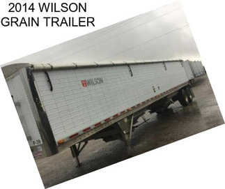 2014 WILSON GRAIN TRAILER