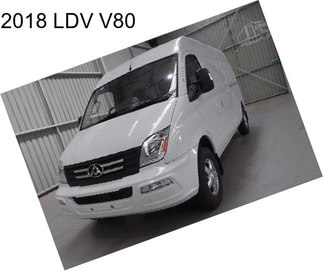 2018 LDV V80