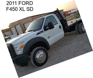 2011 FORD F450 XL SD