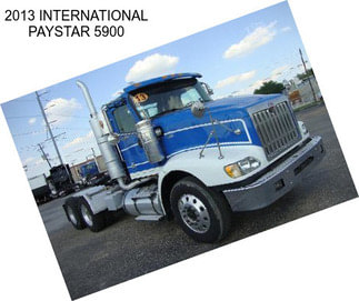 2013 INTERNATIONAL PAYSTAR 5900