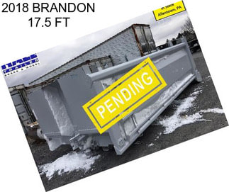 2018 BRANDON 17.5 FT