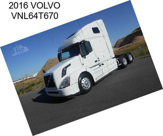 2016 VOLVO VNL64T670