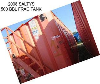 2008 SALTYS 500 BBL FRAC TANK