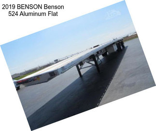 2019 BENSON Benson 524 Aluminum Flat