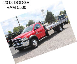 2018 DODGE RAM 5500