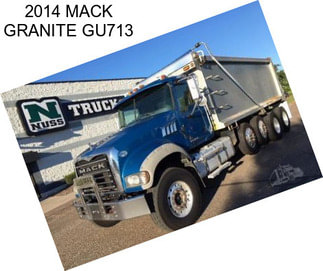 2014 MACK GRANITE GU713