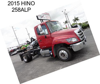 2015 HINO 258ALP