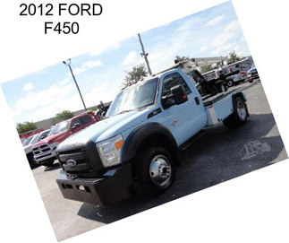 2012 FORD F450