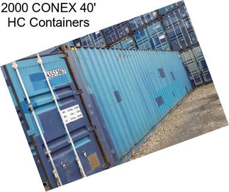 2000 CONEX 40\' HC Containers