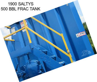 1900 SALTYS 500 BBL FRAC TANK