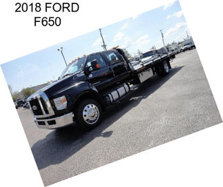 2018 FORD F650