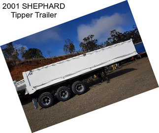 2001 SHEPHARD Tipper Trailer