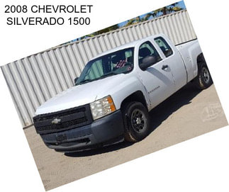 2008 CHEVROLET SILVERADO 1500