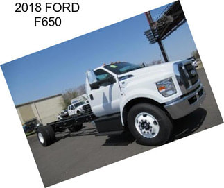 2018 FORD F650