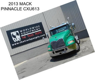 2013 MACK PINNACLE CXU613