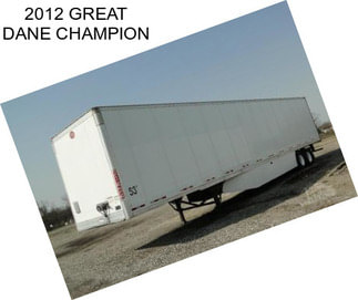 2012 GREAT DANE CHAMPION