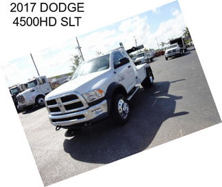 2017 DODGE 4500HD SLT