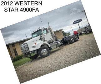 2012 WESTERN STAR 4900FA