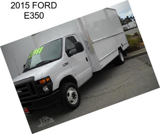 2015 FORD E350