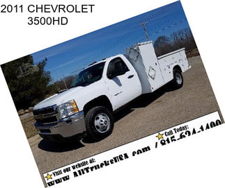 2011 CHEVROLET 3500HD