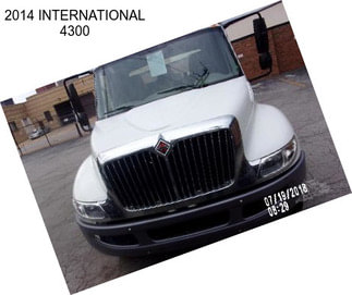 2014 INTERNATIONAL 4300