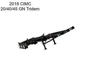 2018 CIMC 20/40/45 GN Tridem