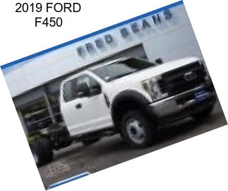 2019 FORD F450