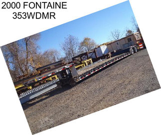 2000 FONTAINE 353WDMR