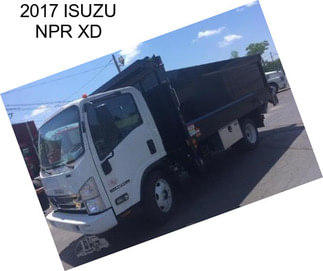 2017 ISUZU NPR XD